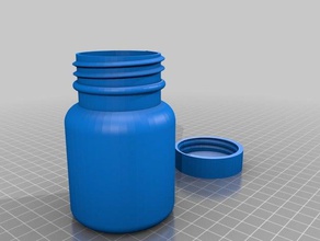 meine angepasste sksbottle Container 3d print model - Mito3D