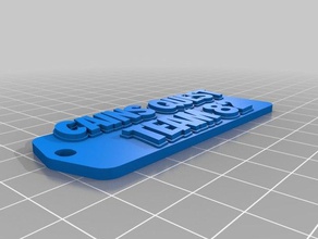 cains busca de marca chaveiros personalizado 3d print model - Mito3D