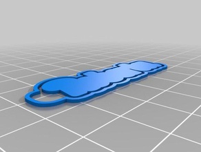 roberta dual color 2keychain keychains customized 3d print model - Mito3D