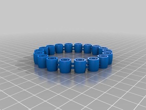my customized comfortable flexy jingly bracelet bracelets 3d print model - Mito3D
