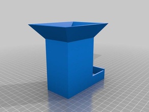 Trichter oben winzige Würfel Turm - Spielzeug Spiel Zubehör 3d print model - Mito3D