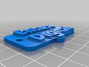 enlace digital chaveiros personalizado 3d print model - Mito3D