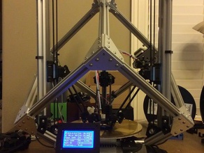 tesseract delta 3d printers printer parts robot 3d print model - Mito3D