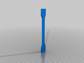 tensile test specimen engineering engineeringproject makeredchallenge 3d print model - Mito3D