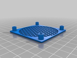 meine angepasste generische fan guard filter mesh Stollen Abstandshalter Teile 3d print model - Mito3D