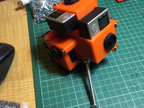 gopro esférica 6 equipamento câmera hero 4 esférico 3d print model - Mito3D