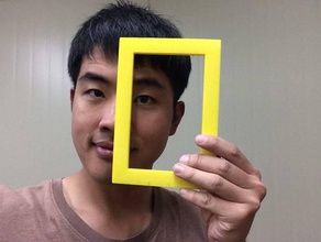 national geographic logo art outils 3d print model - Mito3D