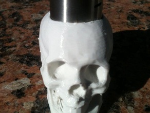 le soutien de l'anr crâne les gadgets l'atomiseur atomiseur stand la grue ecig ecigarette humain reconstructible vapoter station 3d print model - Mito3D
