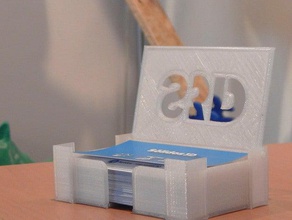 porta tarjetas office di identificazione personali portatarjetas 3d print model - Mito3D