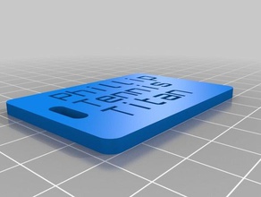 tennis etichetta organizzazione personalizzato 3d print model - Mito3D