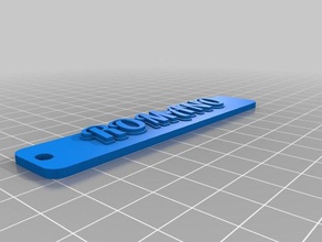 romano keychains customized 3d print model - Mito3D