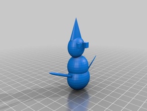 abigail-snowman 3d printing 3d print model - Mito3D