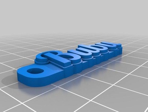 javich keychains customized 3d print model - Mito3D