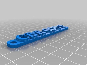 cbr 600 Schlüsselanhänger angepasst 3d print model - Mito3D