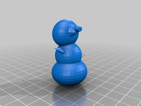 eric-pupazzo di neve 3d stampa 3d print model - Mito3D