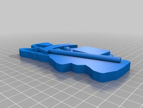llavero romanoespartan Schlüsselanhänger 3d print model - Mito3D