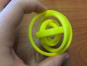 gyroscopic rings toys games cool toy fidget ring gyroscope rotating 3d print model - Mito3D