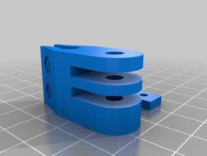 gopro bar clamp la fotocamera mount scx10 sessione 3d print model - Mito3D