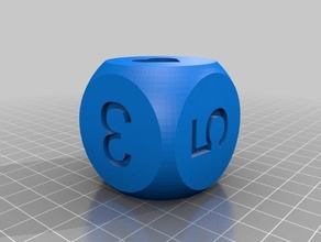 jadeshas corazón dados personalizado 3d print model - Mito3D