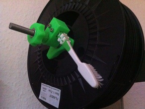 dr best toothbrush filament brake 3d printer accessories prusa i3 reprap slipping spool 3d print model - Mito3D