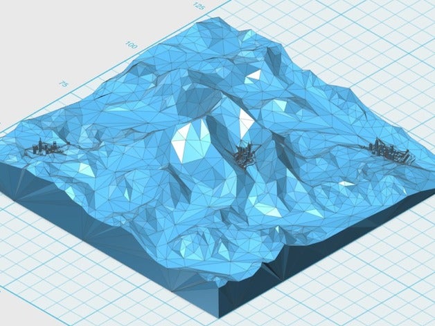 mem watershed model learning 3D print model - Mito3D