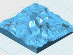 mem modèle du bassin versant l'apprentissage 3d print model - Mito3D