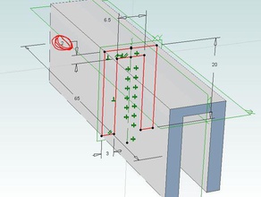 ctc-Drucker z-Achse Distanzstück 2345mm Glas Bett 3d Teile 3d print model - Mito3D