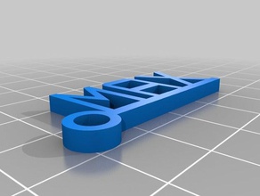 maxs-Schlüsselanhänger Schlüsselanhänger angepasst 3d print model - Mito3D