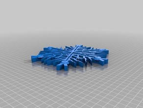 géométrique de flocon neige makered projet les mathématiques art makeredchallenge angles la géométrie mathart 3d print model - Mito3D