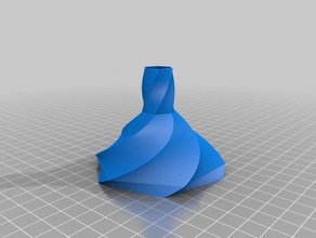 my customized torsion poligonal funnel kitchen dining 3d print model - Mito3D