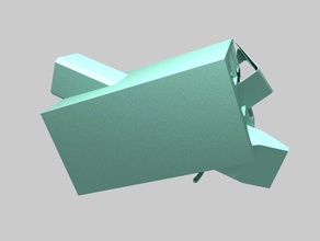 einfache generator betrieben Kunst boolean picks rod spam Kehrmaschine union 3d print model - Mito3D