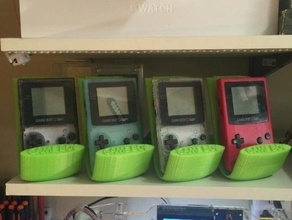 gameboy color stand de vídeo jogos nintendo 3d print model - Mito3D