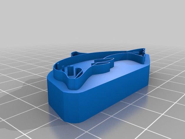 sello de delfin signos logotipos personalizado 3D print model - Mito3D