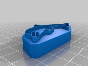 timbro delfin i segni loghi personalizzato 3d print model - Mito3D