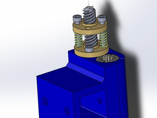 lead screw anti-backlash folgertech prusa i3 3d printer parts 3D print model - Mito3D