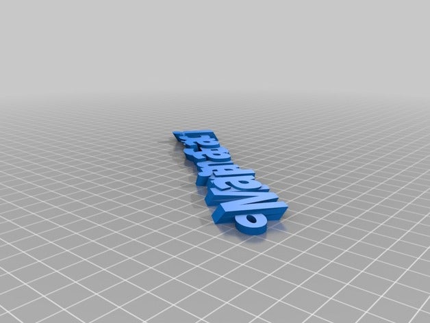 mariana garcia organização personalizado 3D print model - Mito3D