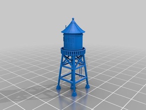 gravity falls water tower buildings structures 3d print model - Mito3D