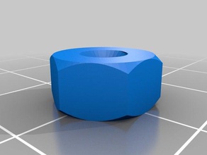 il mio personalizzato dado di lavoro parti 3d print model - Mito3D