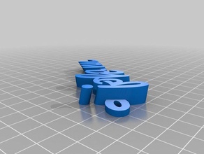 jo Anahtarlık özelleştirilmiş 3d print model - Mito3D