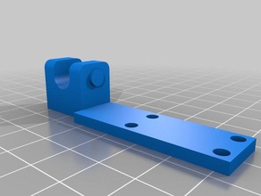 y-axis drag chain mounts wilson ii 3d printer parts openscad 3d print model - Mito3D