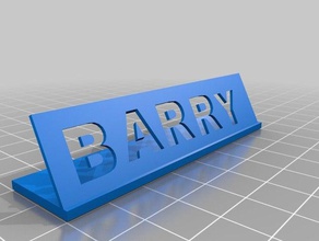 barry 3d l'impression 3d print model - Mito3D