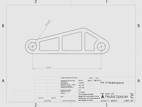 fiesta st pedale del distanziale altri ford 3d print model - Mito3D