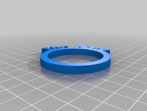 gli anelli di tovagliolo cucina pranzo personalizzato 3d print model - Mito3D