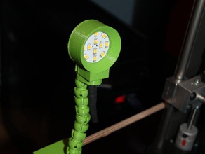 articulado de la lámpara tobeca 2 3 d impresora accesorios Impresora 3d el led luz remixchallenge 3d print model - Mito3D