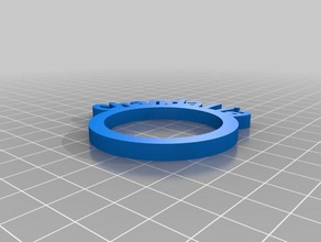 chandalia anel de guardanapo a cozinha jantar personalizado 3d print model - Mito3D