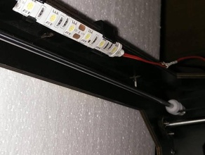 led-Streifen-Halter clip ctcflashforgemakerbot Klon-Drucker 3d - Zubehör ctc Drucker leds led-Halter led-Licht Replikator 3d print model - Mito3D