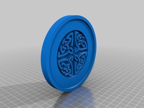 celtic knot coaster household 3d print model - Mito3D