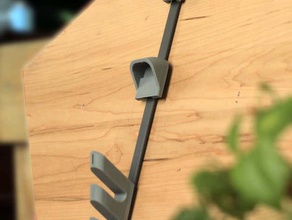 wall cleat bar decor hook mount planter bottle opener 3d print model - Mito3D