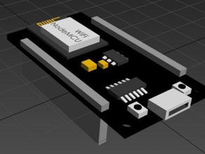 nodemcu devkit 10 esp8266 la electrónica arduino 3d print model - Mito3D