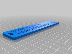 adam etiqueta organización personalizado 3d print model - Mito3D